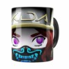 Caneca Akali 3d Print League Of Legends Preta
