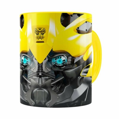 Caneca Bumblebee 3d Print Transformers Amarela