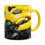 Caneca Bumblebee 3d Print Transformers Amarela