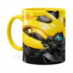 Caneca Bumblebee 3d Print Transformers Amarela