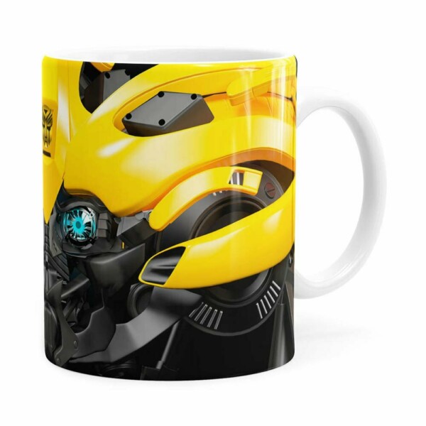 Caneca Bumblebee 3d Print Transformers Branca