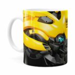 Caneca Bumblebee 3d Print Transformers Branca
