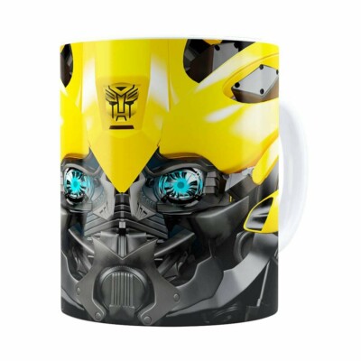 Caneca Bumblebee 3d Print Transformers Branca