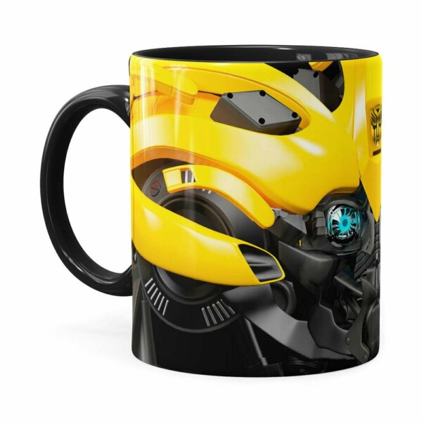 Caneca Bumblebee 3d Print Transformers Preta