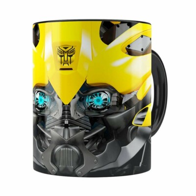 Caneca Bumblebee 3d Print Transformers Preta