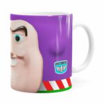 Caneca Buzz Lightyear 3d Print Toy Story Branca