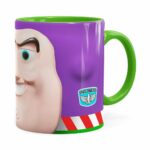 Caneca Buzz Lightyear 3d Print Toy Story Verde