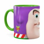 Caneca Buzz Lightyear 3d Print Toy Story Verde