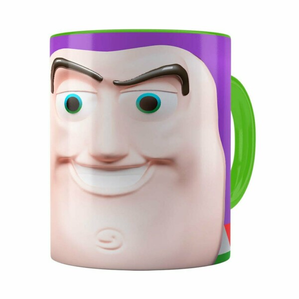 Caneca Buzz Lightyear 3d Print Toy Story Verde