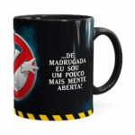 Caneca Caça Fantasma 3d Print Preta