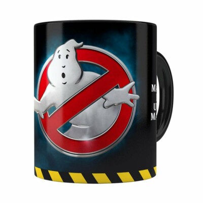 Caneca Caça Fantasma 3d Print Preta