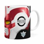 Caneca Cybercops Júpiter 3d Print Branca