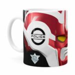 Caneca Cybercops Júpiter 3d Print Branca