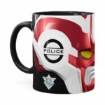 Caneca Cybercops Júpiter 3d Print Preta