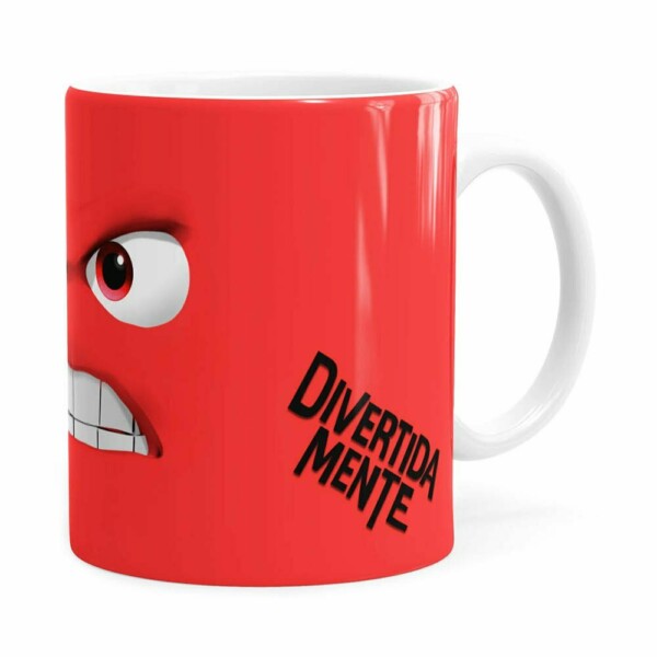 Caneca Divertida Mente 3d Print Branca