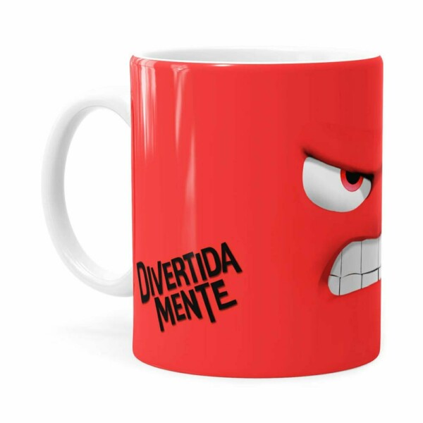 Caneca Divertida Mente 3d Print Branca