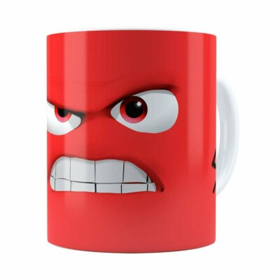 Caneca Divertida Mente 3d Print Branca