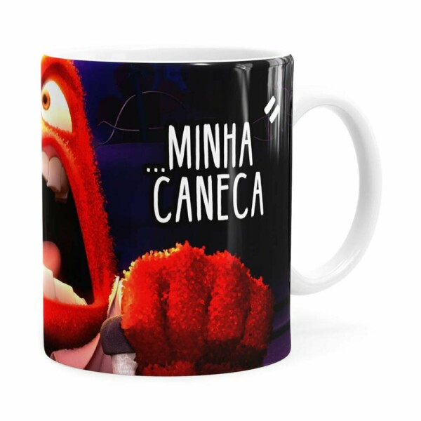 Caneca Divertida Mente 3d Print Minha Caneca Branca