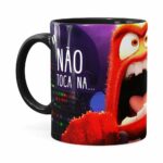 Caneca Divertida Mente 3d Print Minha Caneca Preta