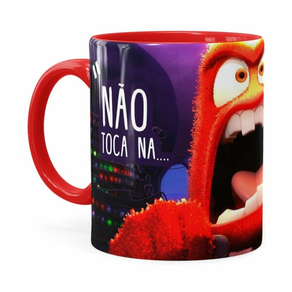 Caneca Divertida Mente 3d Print Minha Caneca Vermelha