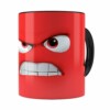 Caneca Divertida Mente 3d Print Preta