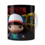 Caneca Dustin 3d Print Stranger Things Branca