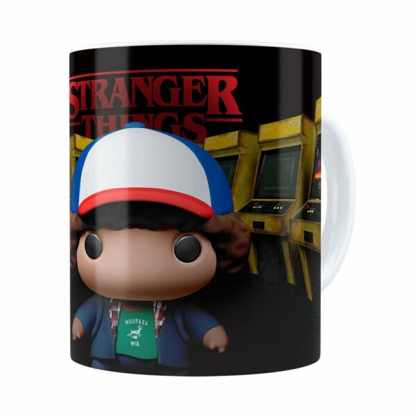 Caneca Dustin 3d Print Stranger Things Branca