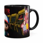 Caneca Dustin 3d Print Stranger Things Preta