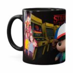 Caneca Dustin 3d Print Stranger Things Preta