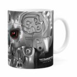 Caneca Exterminador Do Futuro 3d Print Branca