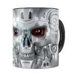 Caneca Exterminador Do Futuro 3d Print Preta