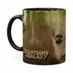 Caneca Groot 3d Print Guardiões Da Galaxia Preta
