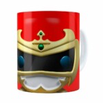 Caneca Jiraya 3d Print Eyes Blue Branca