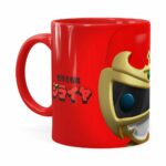 Caneca Jiraya 3d Print Eyes Blue Vermelha