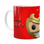 Caneca Jiraya 3d Print Face Branca