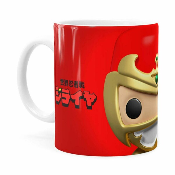 Caneca Jiraya 3d Print Face Branca