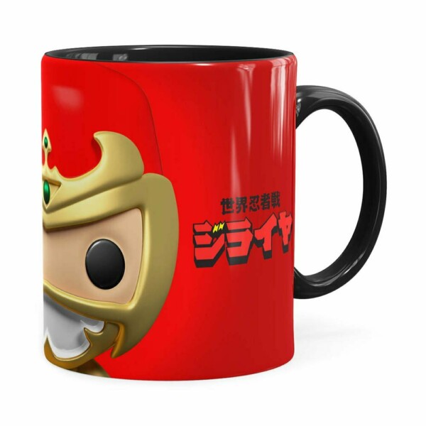 Caneca Jiraya 3d Print Face Preta