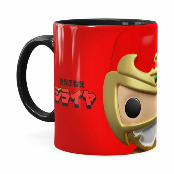 Caneca Jiraya 3d Print Face Preta