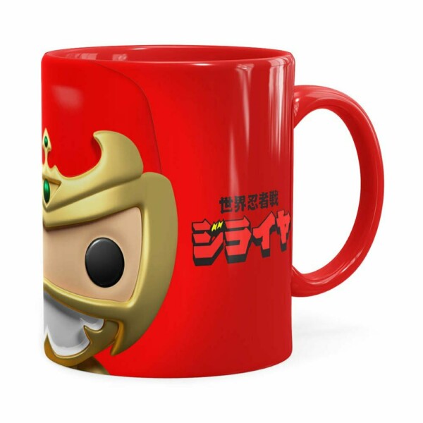 Caneca Jiraya 3d Print Face Vermelha