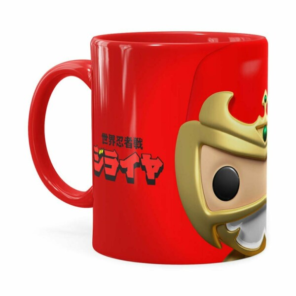 Caneca Jiraya 3d Print Face Vermelha