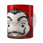 Caneca La Casa De Papel 3d Print Branca