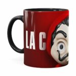 Caneca La Casa De Papel 3d Print Preta