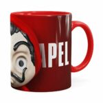 Caneca La Casa De Papel 3d Print Vermelha