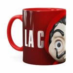 Caneca La Casa De Papel 3d Print Vermelha