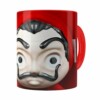 Caneca La Casa De Papel 3d Print Vermelha