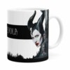 Caneca Malévola Filme 3d Print Branca