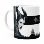 Caneca Malévola Filme 3d Print Branca