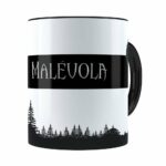 Caneca Malévola Filme 3d Print Preta