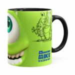 Caneca Mike Wazowski Monstros S.a 3d Print Preta