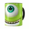Caneca Mike Wazowski Monstros S.a 3d Print Preta